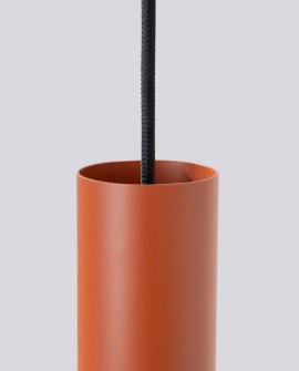 Lampa wisząca LAGOS 3L ochra czerwona Sollux SL.1491