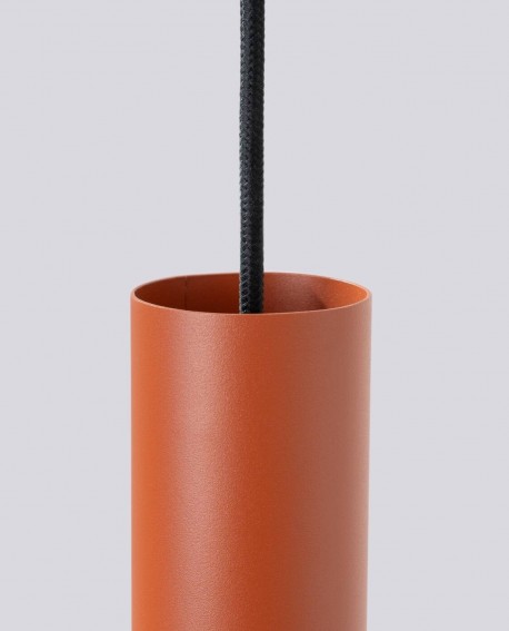 Lampa wisząca LAGOS 3P ochra czerwona Sollux SL.1492
