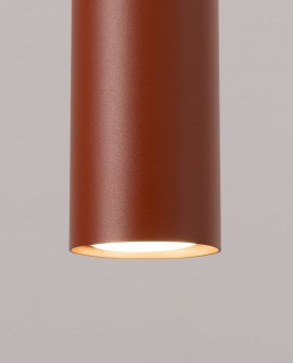 Lampa wisząca LAGOS 3P ochra czerwona Sollux SL.1492