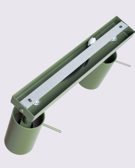 Plafon RING 2 zielony oliwkowy Sollux SL.1501