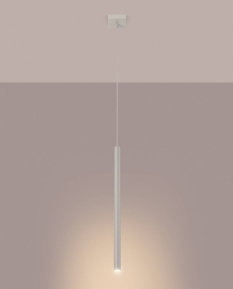 Lampa wisząca PASTELO 1 beżowa Sollux SL.1512