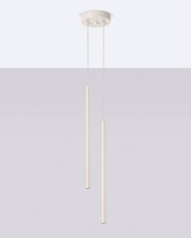 Lampa wisząca PASTELO 2 beżowa Sollux SL.1513