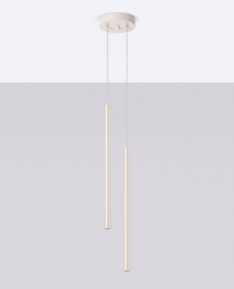 Lampa wisząca PASTELO 2 beżowa Sollux SL.1513