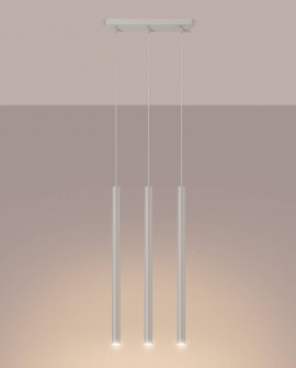 Lampa wisząca PASTELO 3 beżowa Sollux SL.1514