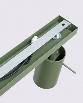 Plafon RING 4L zielony oliwkowy Sollux SL.1504