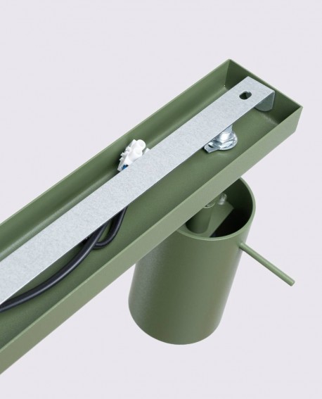 Plafon RING 4L zielony oliwkowy Sollux SL.1504