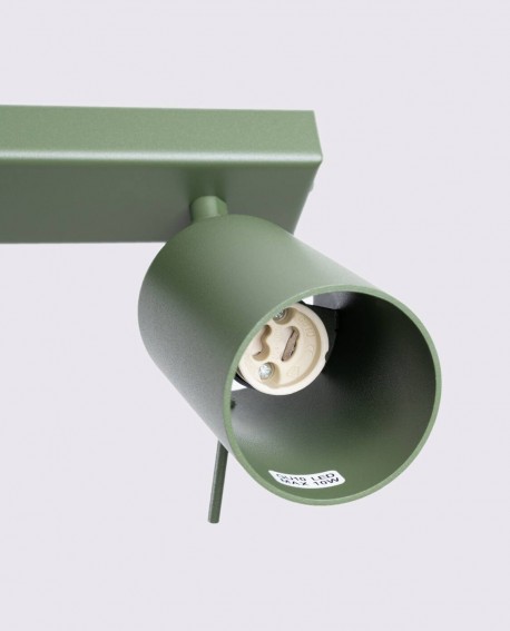Plafon RING 4L zielony oliwkowy Sollux SL.1504