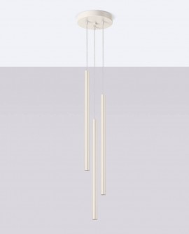 Lampa wisząca PASTELO 3P beżowa Sollux SL.1515