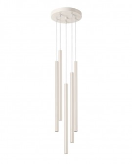 Lampa wisząca PASTELO 5P beżowa Sollux SL.1516