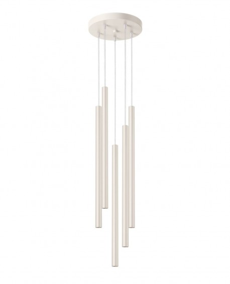Lampa wisząca PASTELO 5P beżowa Sollux SL.1516