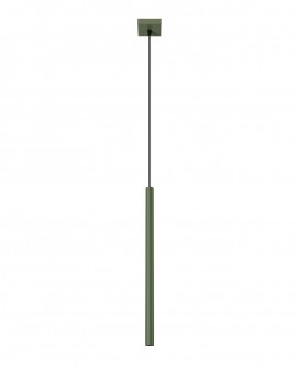 Lampa wisząca PASTELO 1 zielona oliwka Sollux SL.1518