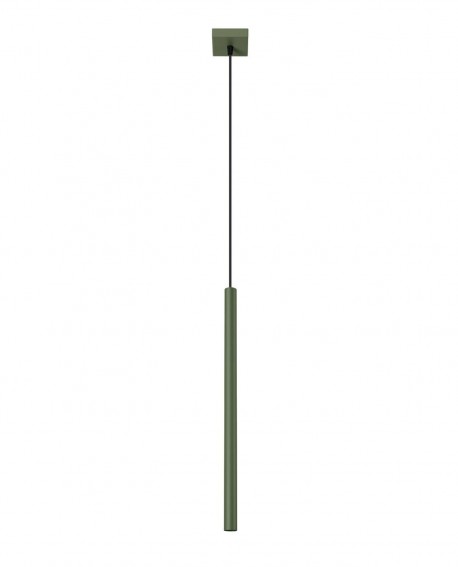 Lampa wisząca PASTELO 1 zielona oliwka Sollux SL.1518