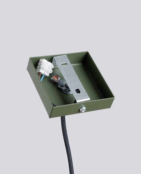 Lampa wisząca PASTELO 1 zielona oliwka Sollux SL.1518