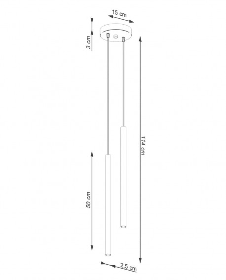 Lampa wisząca PASTELO 2 zielona oliwka Sollux SL.1519