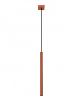Lampa wisząca PASTELO 1 ochra czerwona Sollux SL.1524