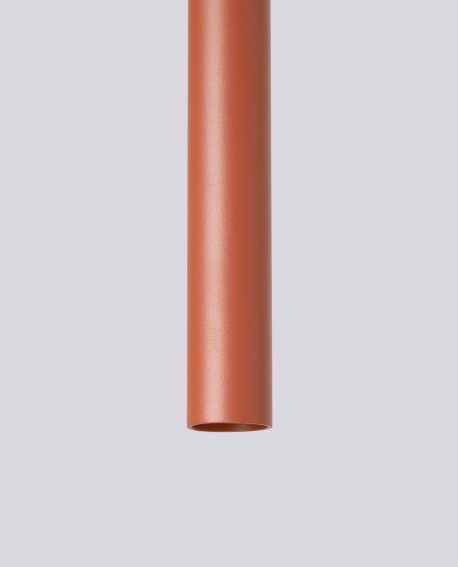 Lampa wisząca PASTELO 3 ochra czerwona Sollux SL.1526