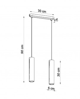 Lampa wisząca LINO 2 Sollux SL.0637