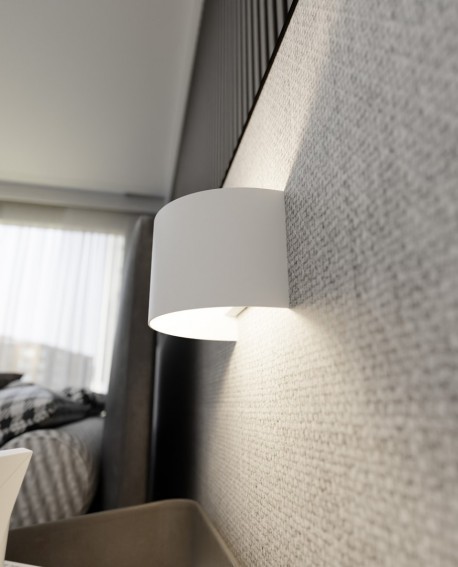 KINKIET LAMPA ŚCIENNA FOLD BIAŁA EMIBIG