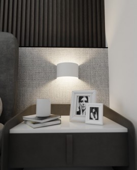 KINKIET LAMPA ŚCIENNA FOLD BIAŁA EMIBIG