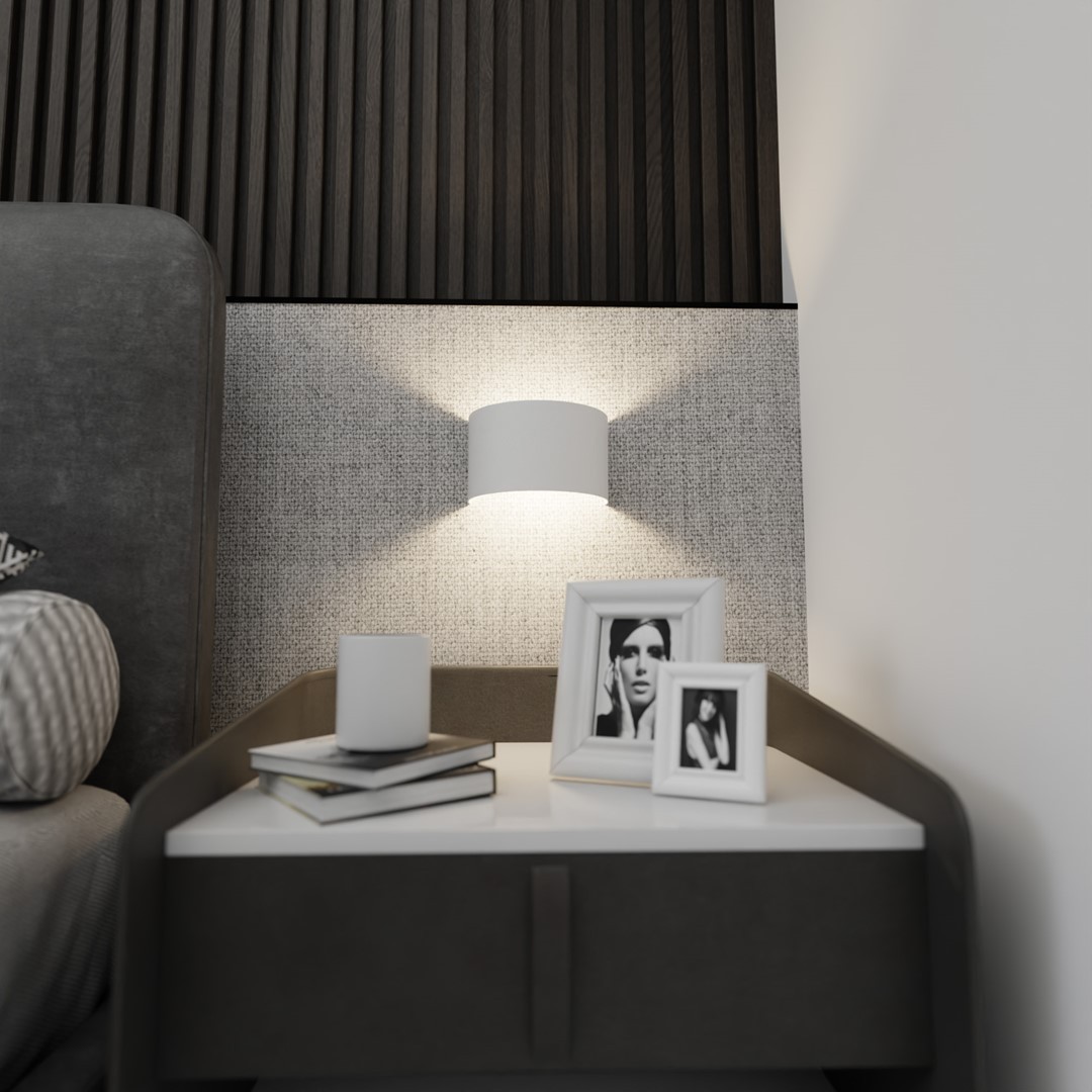 KINKIET LAMPA ŚCIENNA FOLD BIAŁA EMIBIG