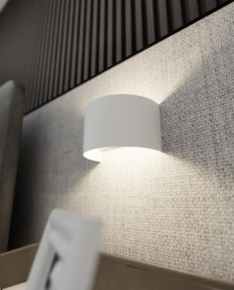 KINKIET LAMPA ŚCIENNA FOLD BIAŁA EMIBIG