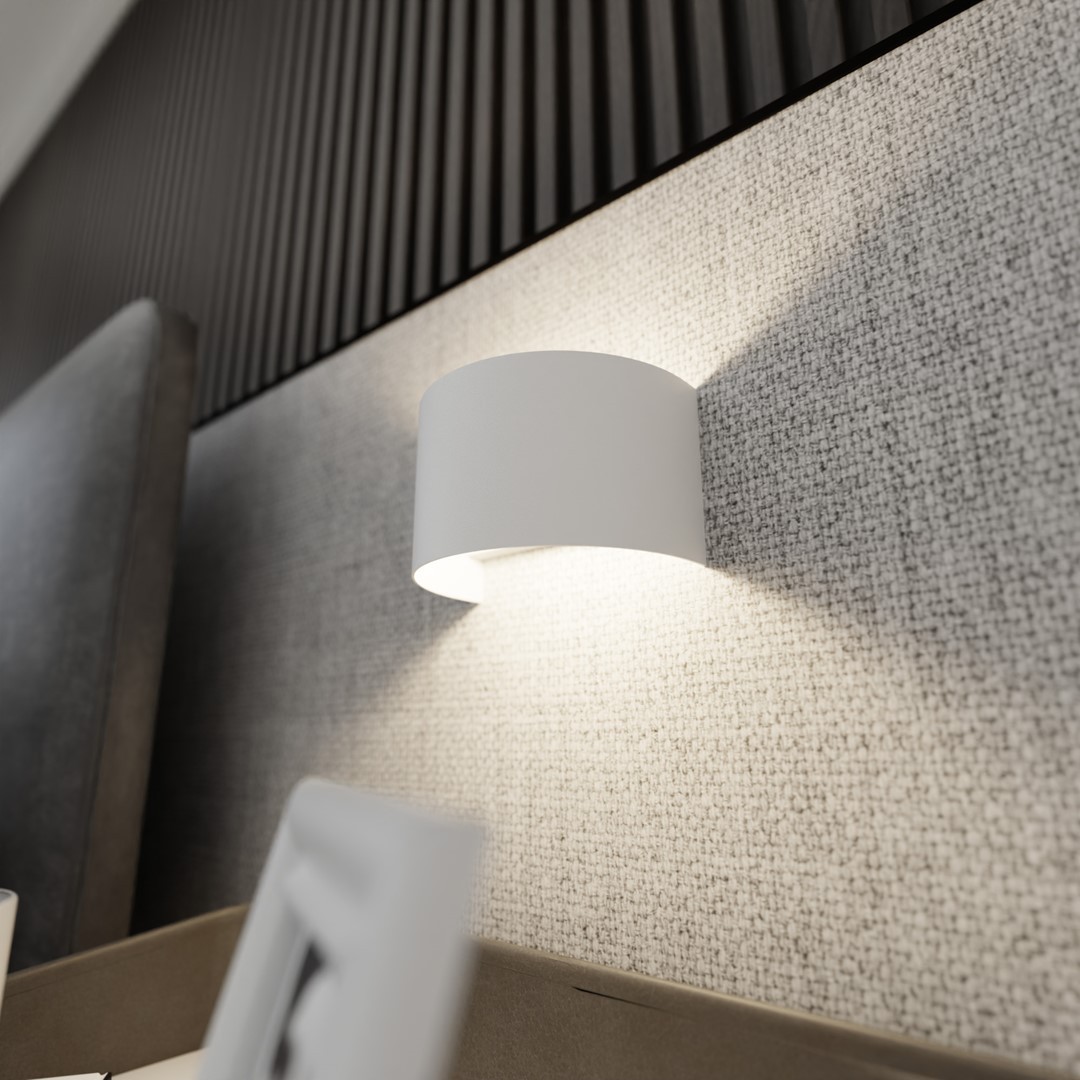 KINKIET LAMPA ŚCIENNA FOLD BIAŁA EMIBIG