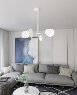 LAMPA WISZĄCA IDEA 4 BIAŁA EMIBIG