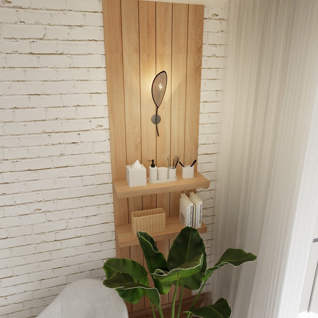 KINKIET LAMPA ŚCIENNA LOTUS K1 CZARNA/RATTANOWA EMIBIG