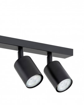 LAMPA SUFITOWA FLASH 6-PUNKTOWA CZARNA EMIBIG