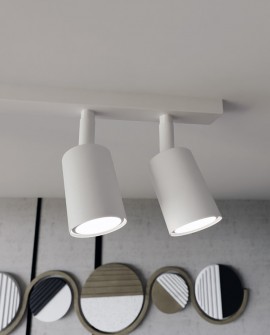 LAMPA SUFITOWA FLASH 4-PUNKTOWA BIAŁA EMIBIG
