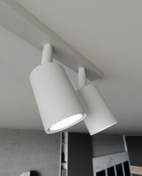 LAMPA SUFITOWA FLASH 6-PUNKTOWA BIAŁA EMIBIG
