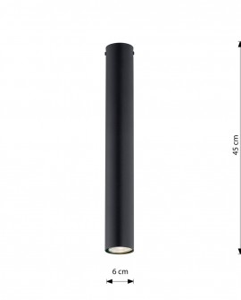 TECNO 1L BLACK oprawa oświetleniowa EMIBIG