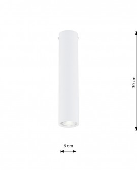 TECNO 1M WHITE oprawa oświetleniowa EMIBIG