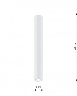 LAMPA TECNO 1L BIAŁA oprawa oświetleniowa