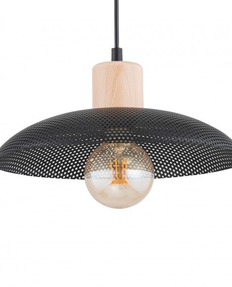 LAMPA WISZĄCA KOBE 1 CZARNA EMIBIG