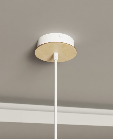 LAMPA WISZĄCA KOBE 1 BIAŁA EMIBIG