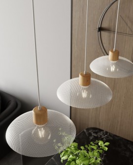 LAMPA WISZĄCA KOBE 3 BIAŁA EMIBIG
