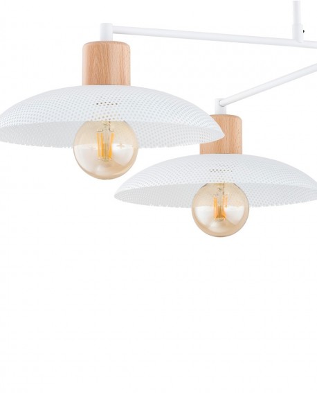 LAMPA SUFITOWA KOBE 4-PUNKTOWA BIAŁA EMIBIG