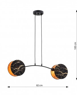 LAMPA WISZĄCA MOTIF 2 MARBEL EMIBIG