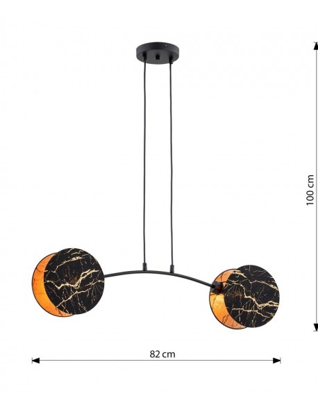 LAMPA WISZĄCA MOTIF 2 MARBEL EMIBIG