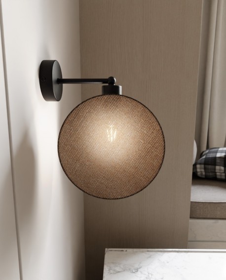 KINKIET LAMPA ŚCIENNA MOTIF K1 NATURALNA EMIBIG