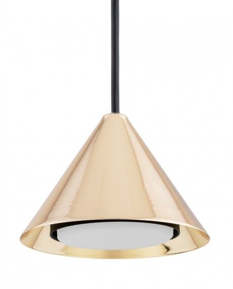 LAMPA WISZĄCA ELIT 3 CZARNA ZŁOTA EMIBIG