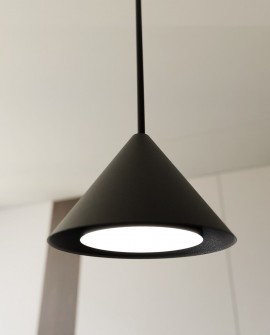 LAMPA WISZĄCA ELIT 1 CZARNA EMIBIG