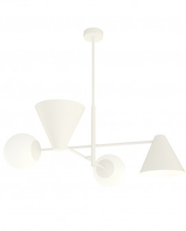 LAMPA HERMES 4 BIAŁA