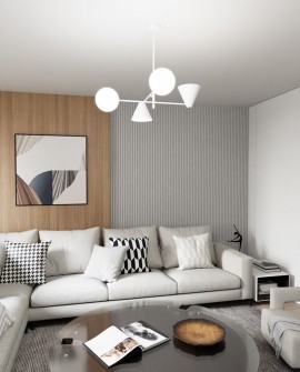 LAMPA HERMES 4 BIAŁA