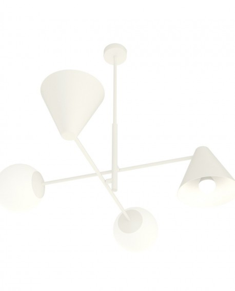 LAMPA HERMES 4 BIAŁA