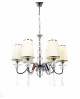KLASYCZNY ŻYRANDOL KRYSZTAŁOWY KREMOWY FEDERRICA W6