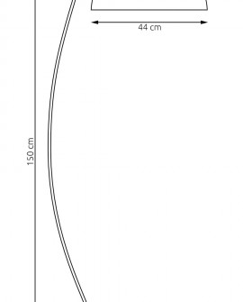 LAMPA ARCOS LP1 WH BIAŁA oprawa oświetleniowa