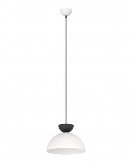 LAMPA LUNARO 1S BL BIAŁA/BLACK