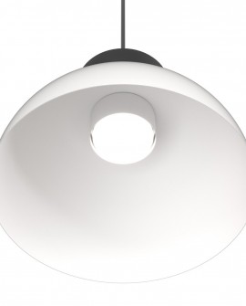 LAMPA LUNARO 1S BL BIAŁA/BLACK